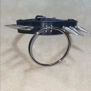 NWOT Black Killstar Payne Spiked Choker